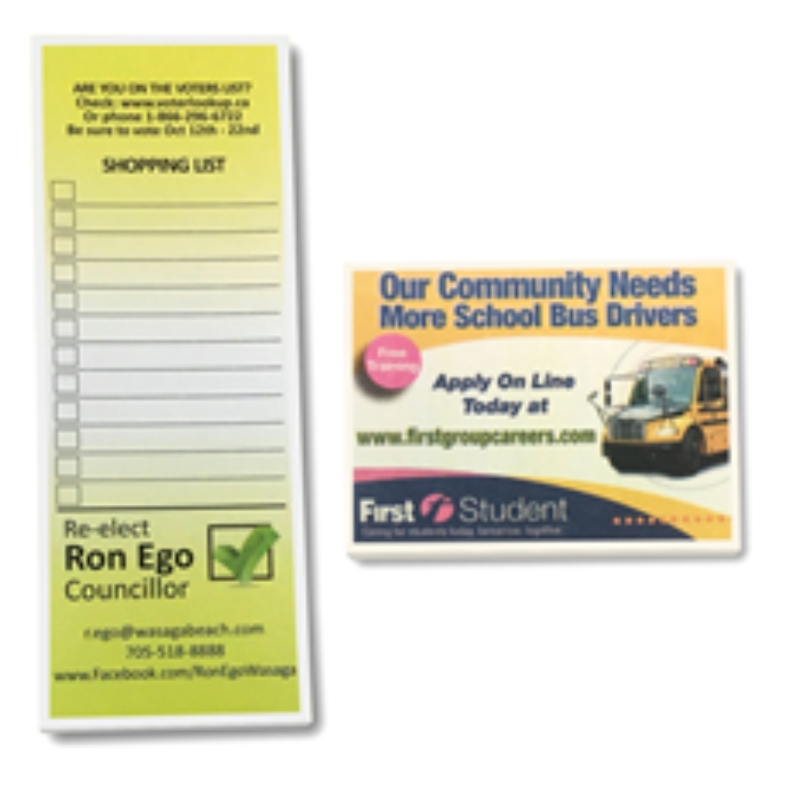 Custom Adhesive Notepad Bargains Group