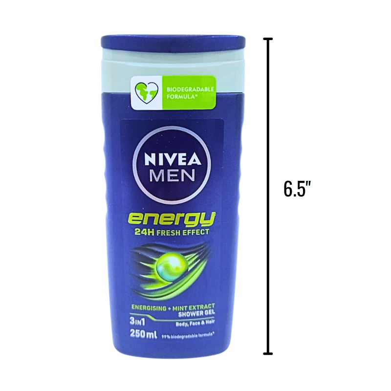 Wholesale Nivea Shower Gel 3In1 Energy (250ml) in Canada Bargains