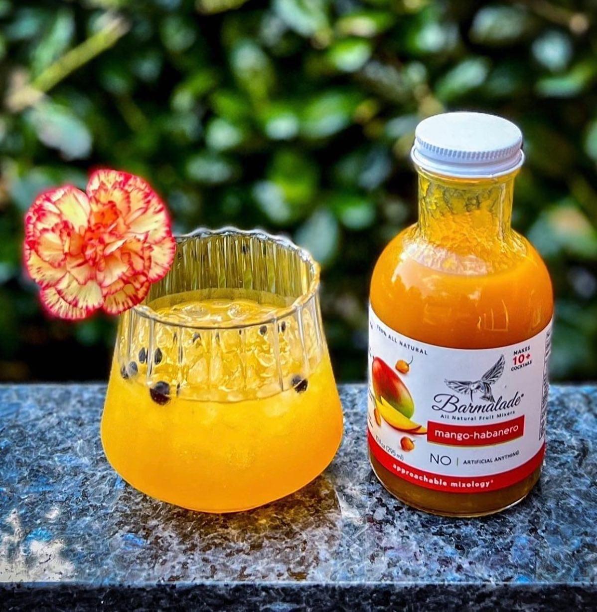 MangoHabanero Barmalade 10ozAll Natural Cocktail Mixer Barmalade