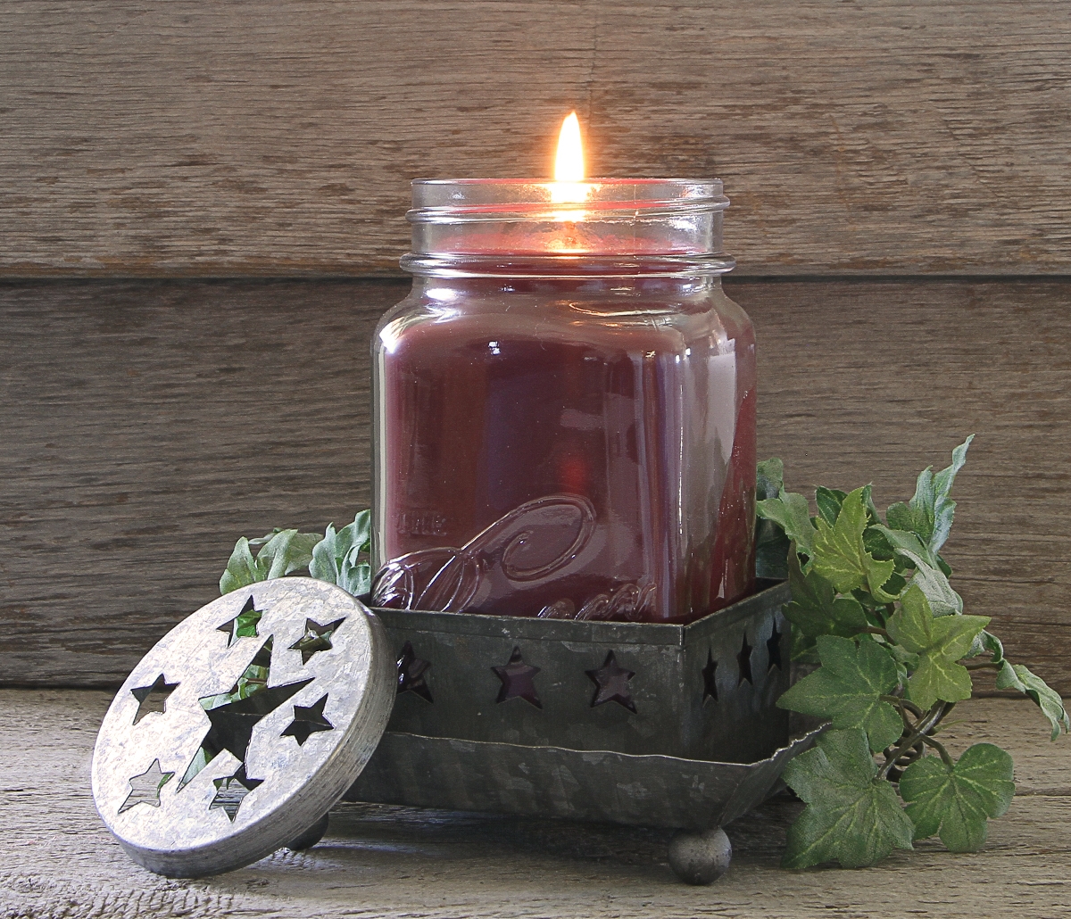  Galvanized Star Candle Cap AC_GSC