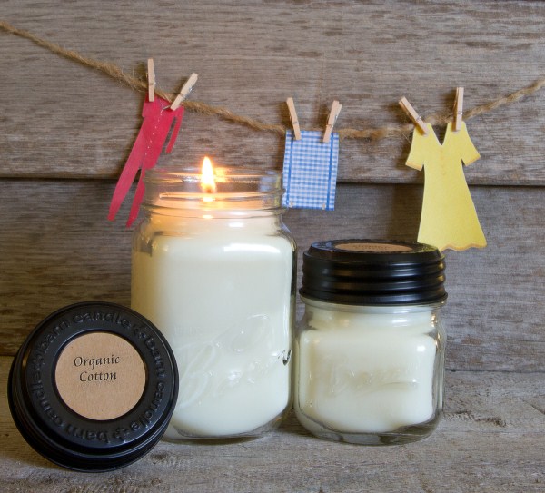  Organic Cotton Soy Blend Jar Candle 8oz
