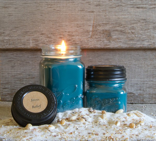  Stress Relief Soy Blend Jar Candle 8oz BHP_REL