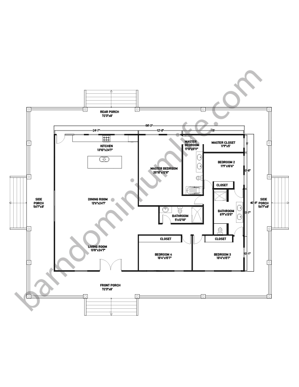 Barndominium Floor Plans with Wraparound Porch 8 Designs for Outdoor