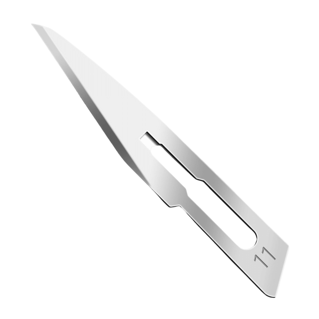 Scalpel handles and blades