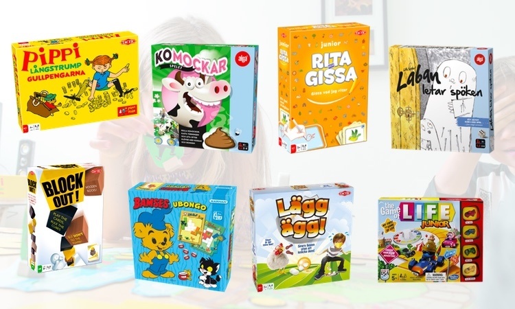 Test Barnsliga sällskapsspel som passar hela familjen