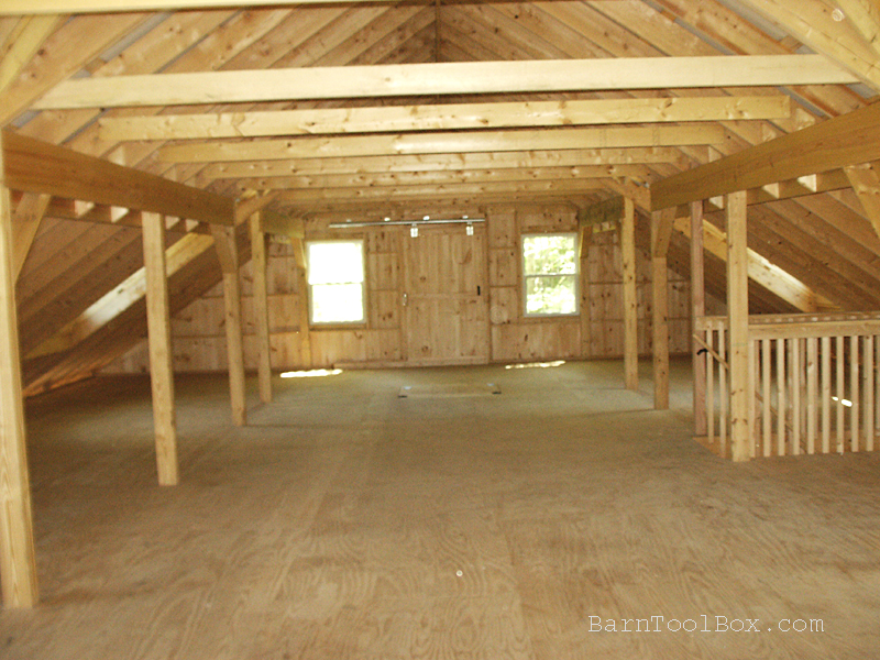 Barn Full Loft See Loft Construction