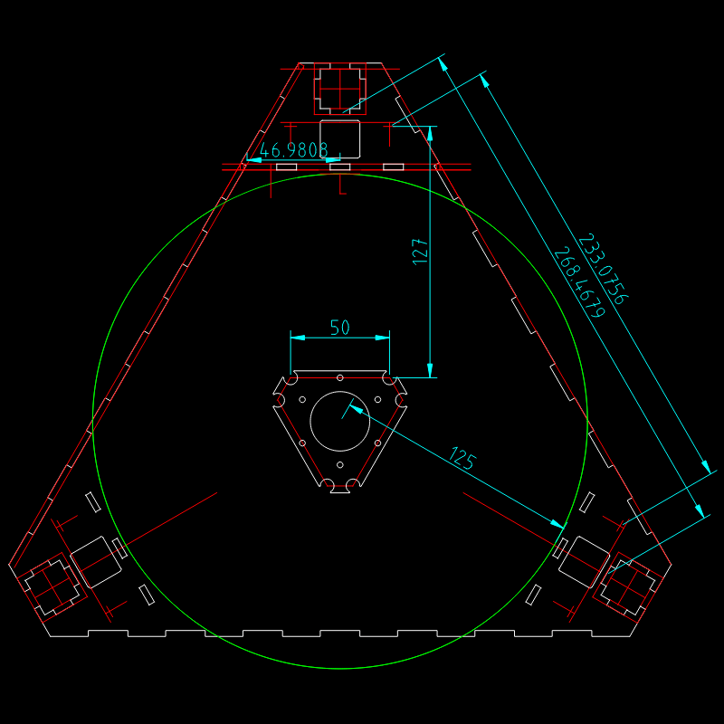 Arm length calculation help on owndesign delta needed