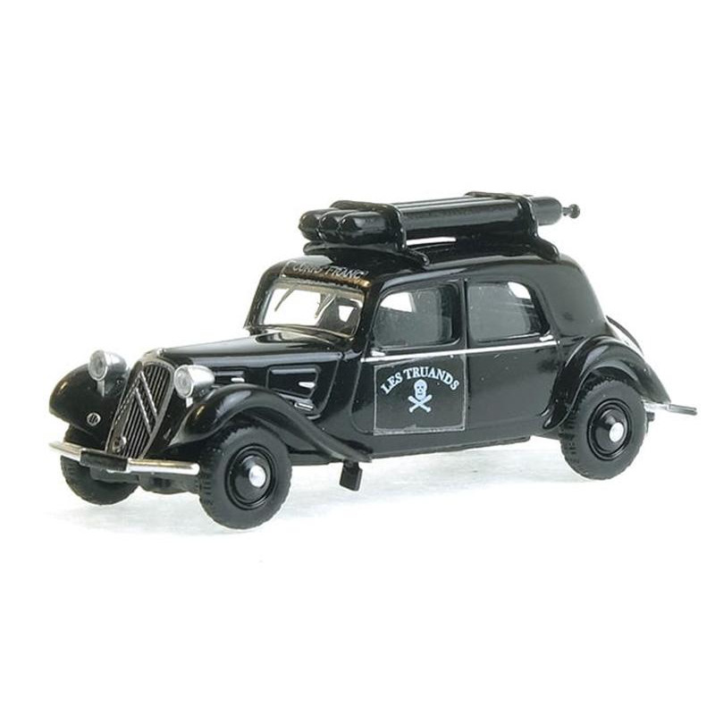 Traction 11A 1935 noire gaz de ville Les truands HO 1/87 SAI 6182