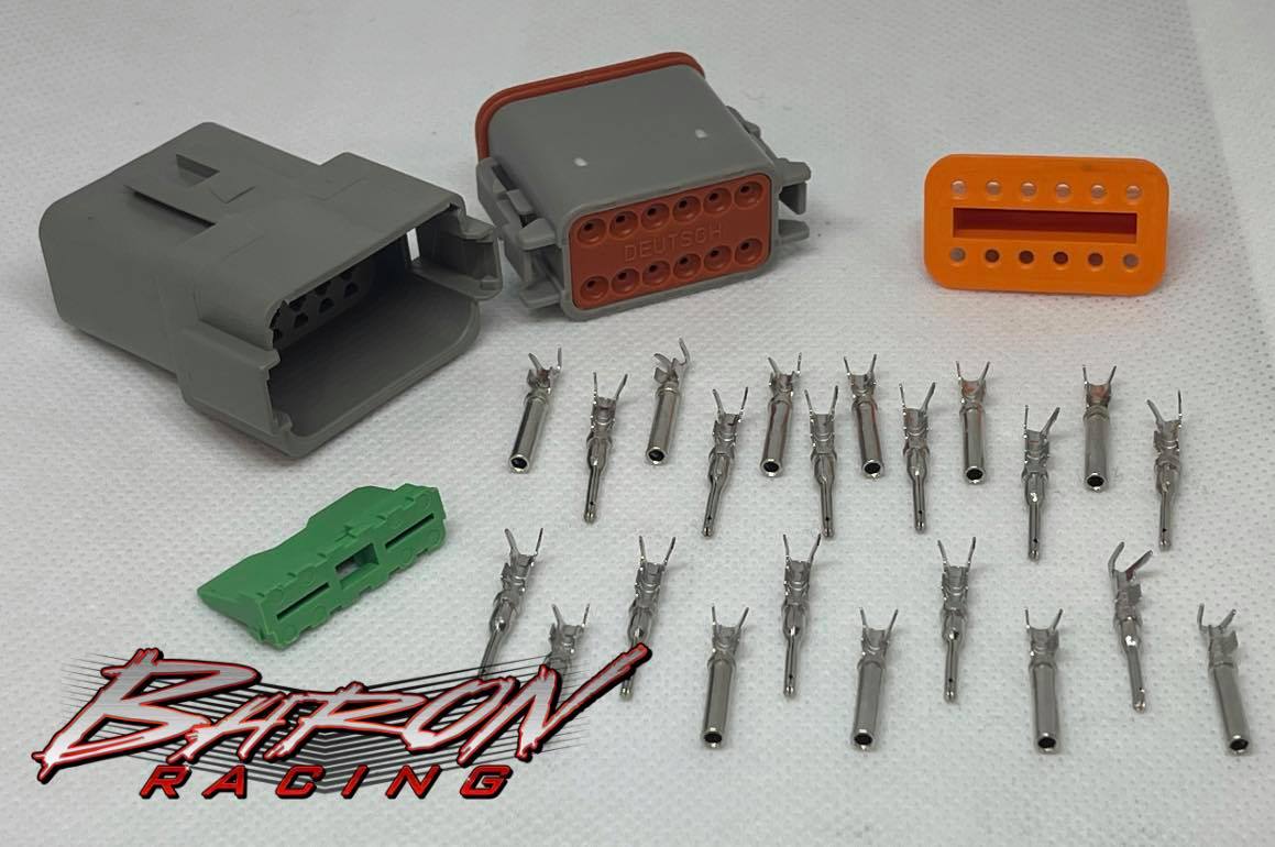12 PIN DEUTSCH CONNECTOR KIT Baron Racing