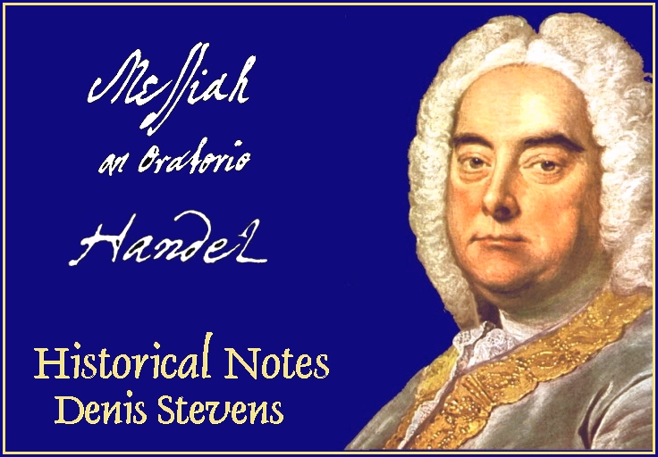 HANDEL's Messiah. Note on composition and text by Jennens.