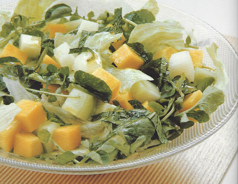 Salada com molho de laranja BarraUP