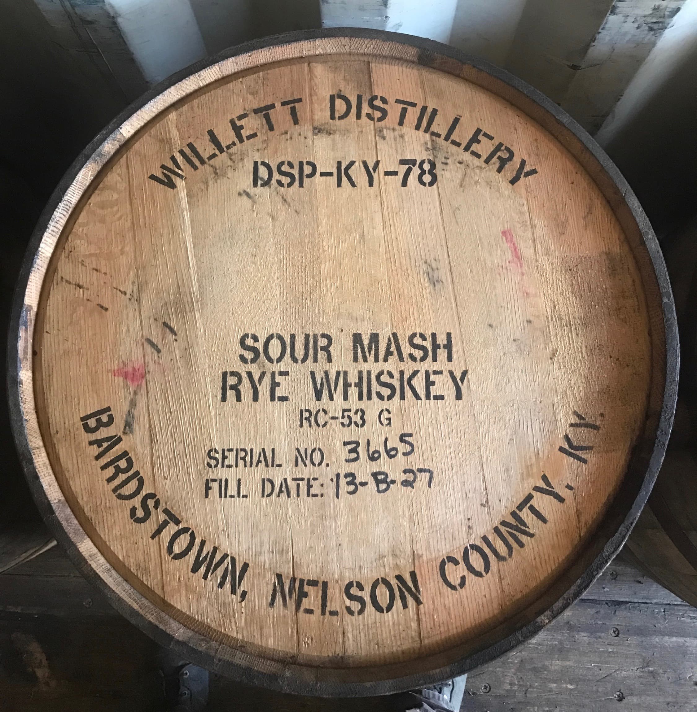 Willett Rye Whiskey American Oak Barrel Barrels Direct