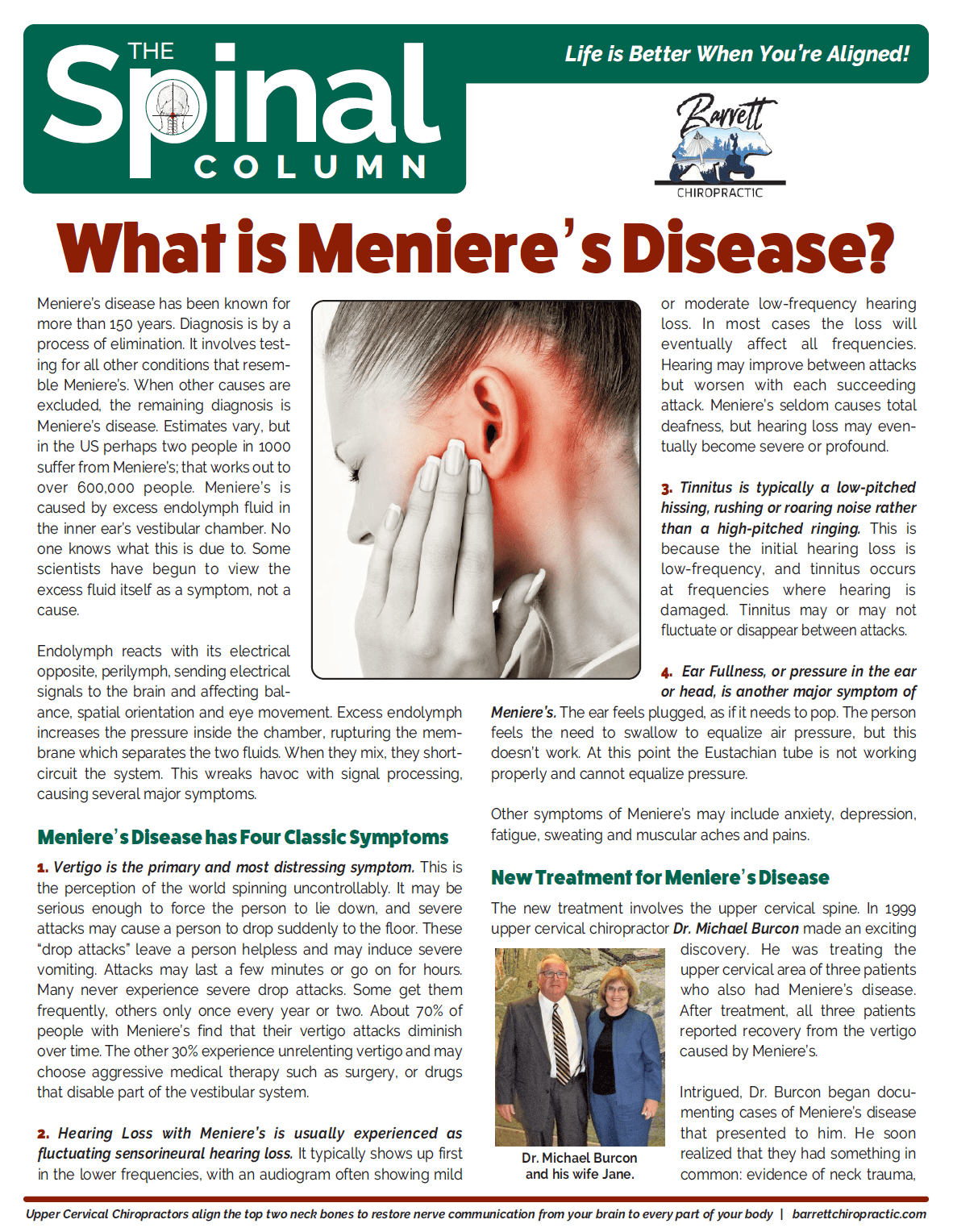 Vertigo Chiropractor in Wichita Explains What is Meniere’s Disease