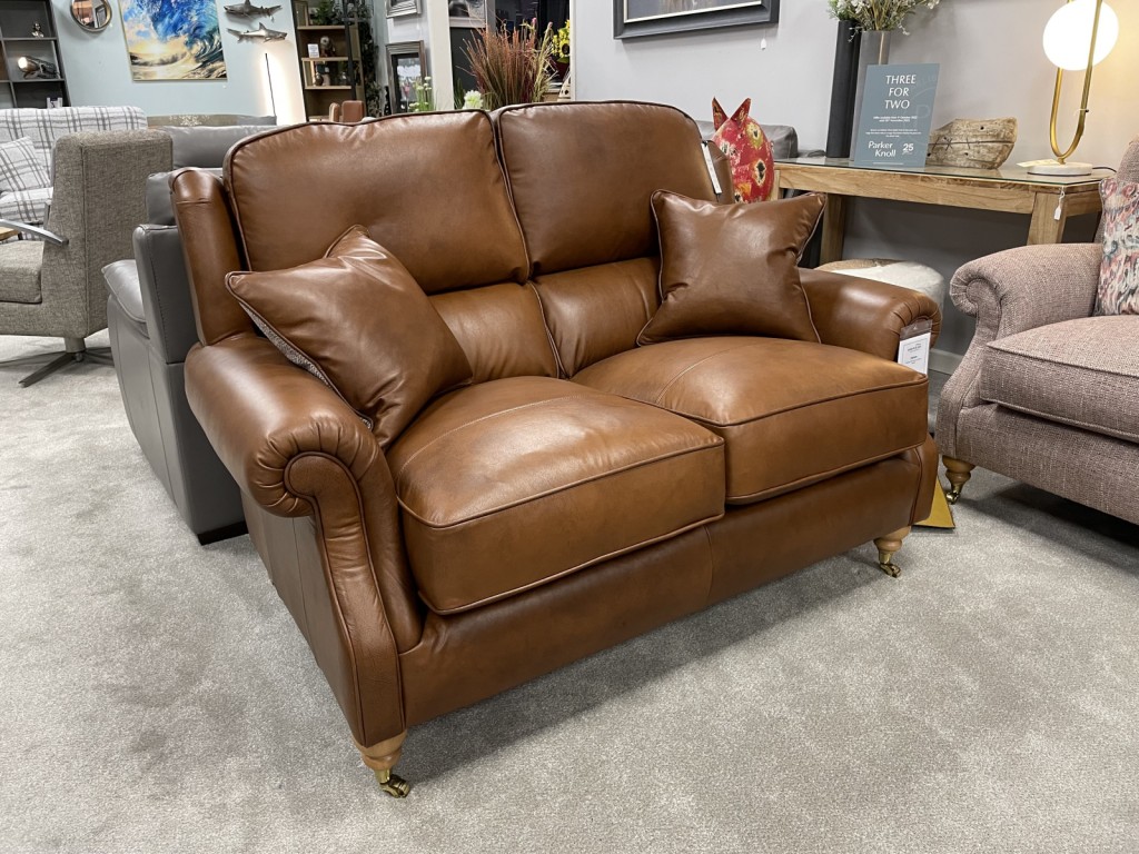 Parker Knoll Oakham 2 Seater Leather Sofa Barrow Clark