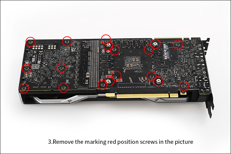 Install the tutorial of GPU Water Block(RTX2080TIright inlet and