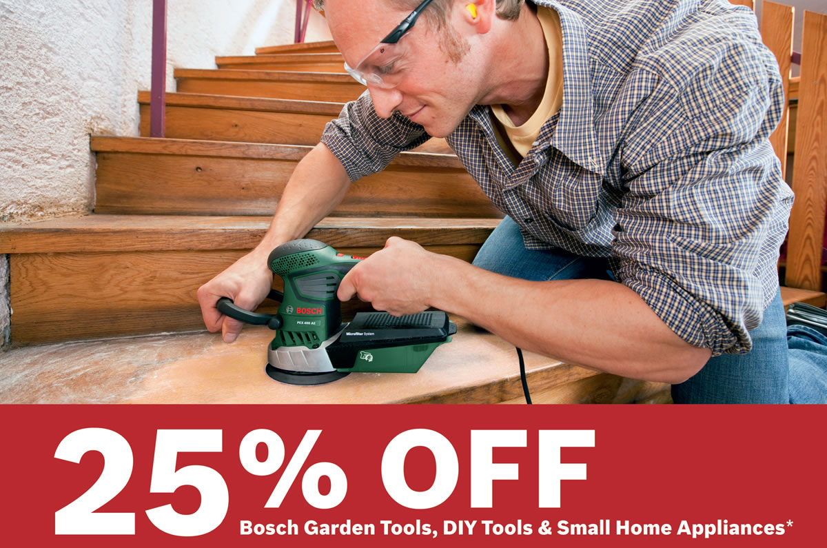 Bosch Tools Offer 25% off