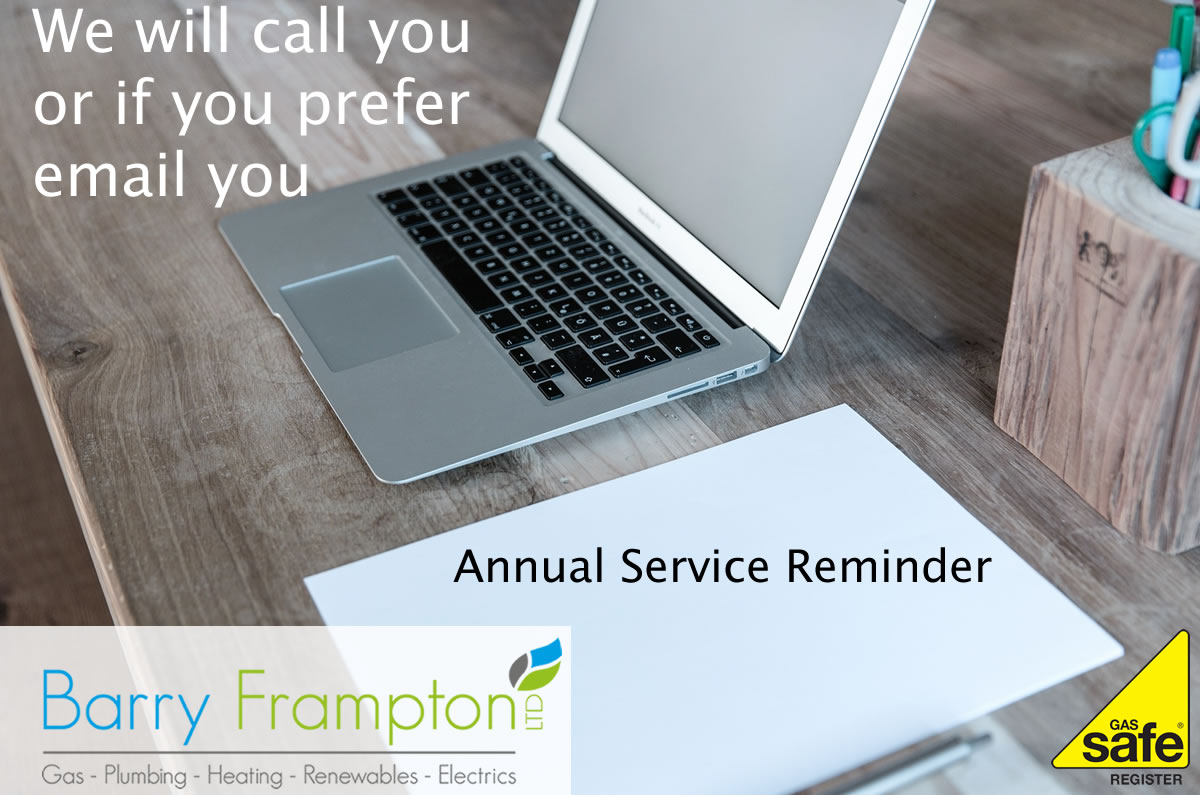 Annual Boiler Service Reminder