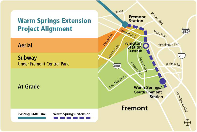 Warm Springs Extension Project Overview bart.gov