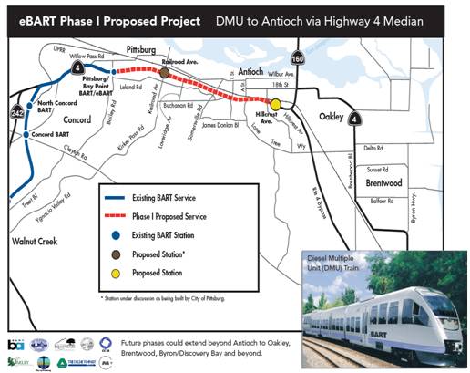 East Contra Costa BART Extension Alignment bart.gov
