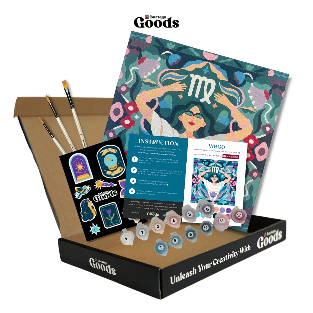 Paint By Number Zodiac Virgo Bartega