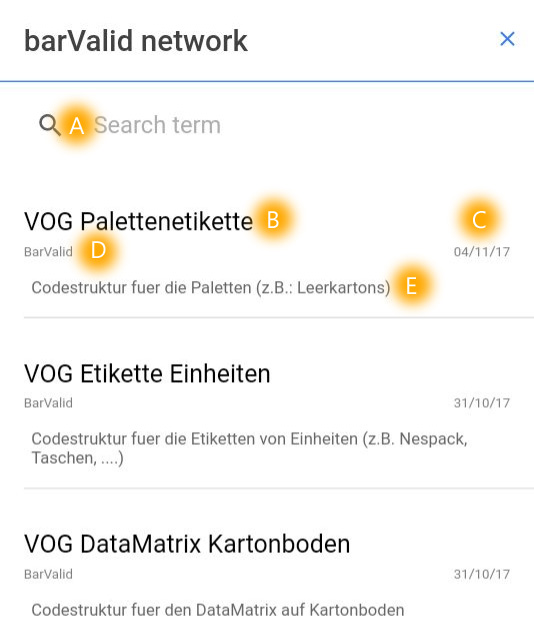 How to share custom barcode structures online barValid The barcode app