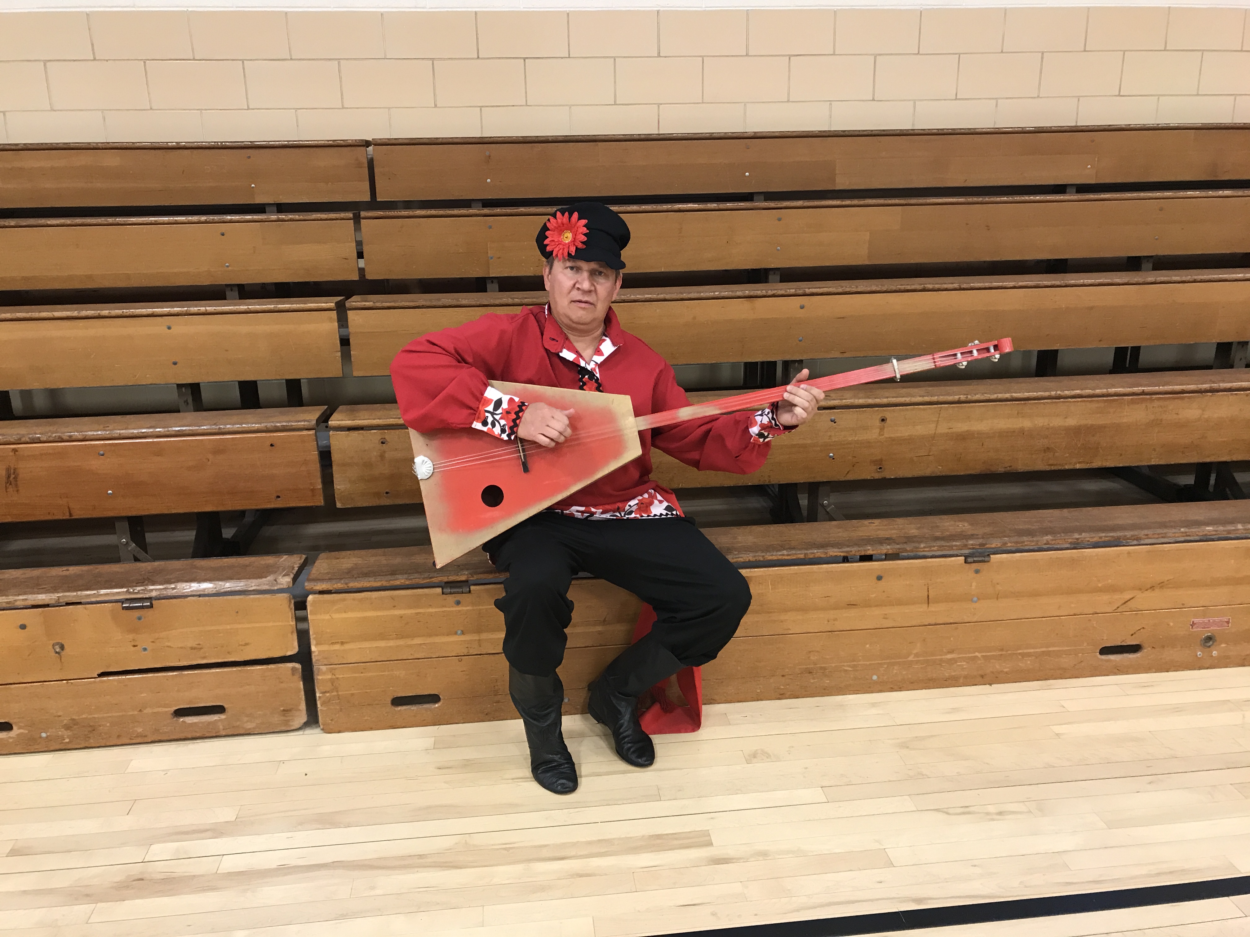 Lovington, NM. Russian dancers, musicians, singers. Barynya trio in New