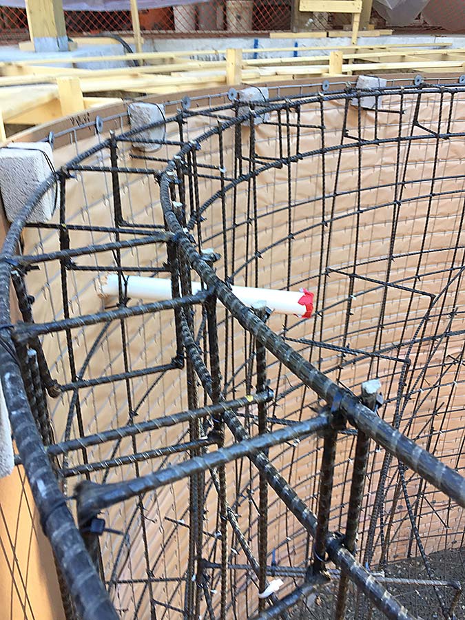 Swimming pool construction using basalt rebar Basalt Guru