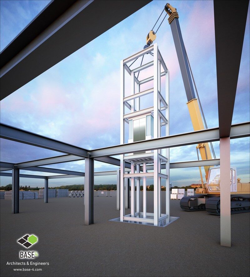 HOTEL MODULAR ELEVATORS BASE4