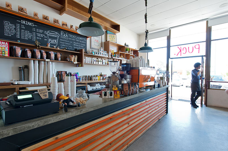 Puck Café Base Construction