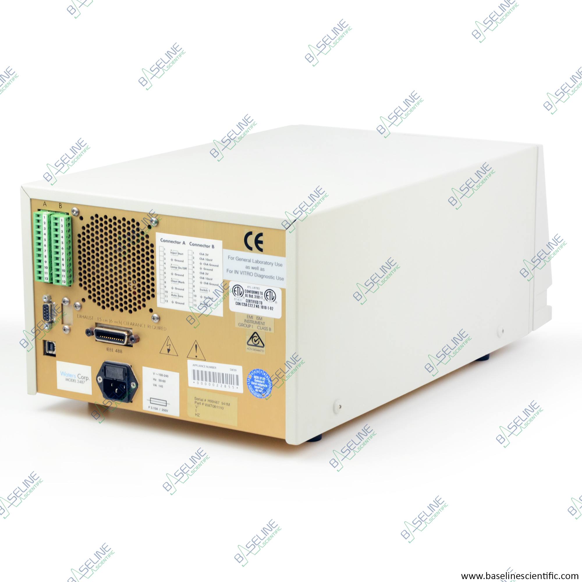 Waters 2487 Dual Absorbance Detector - baselinescientific.com