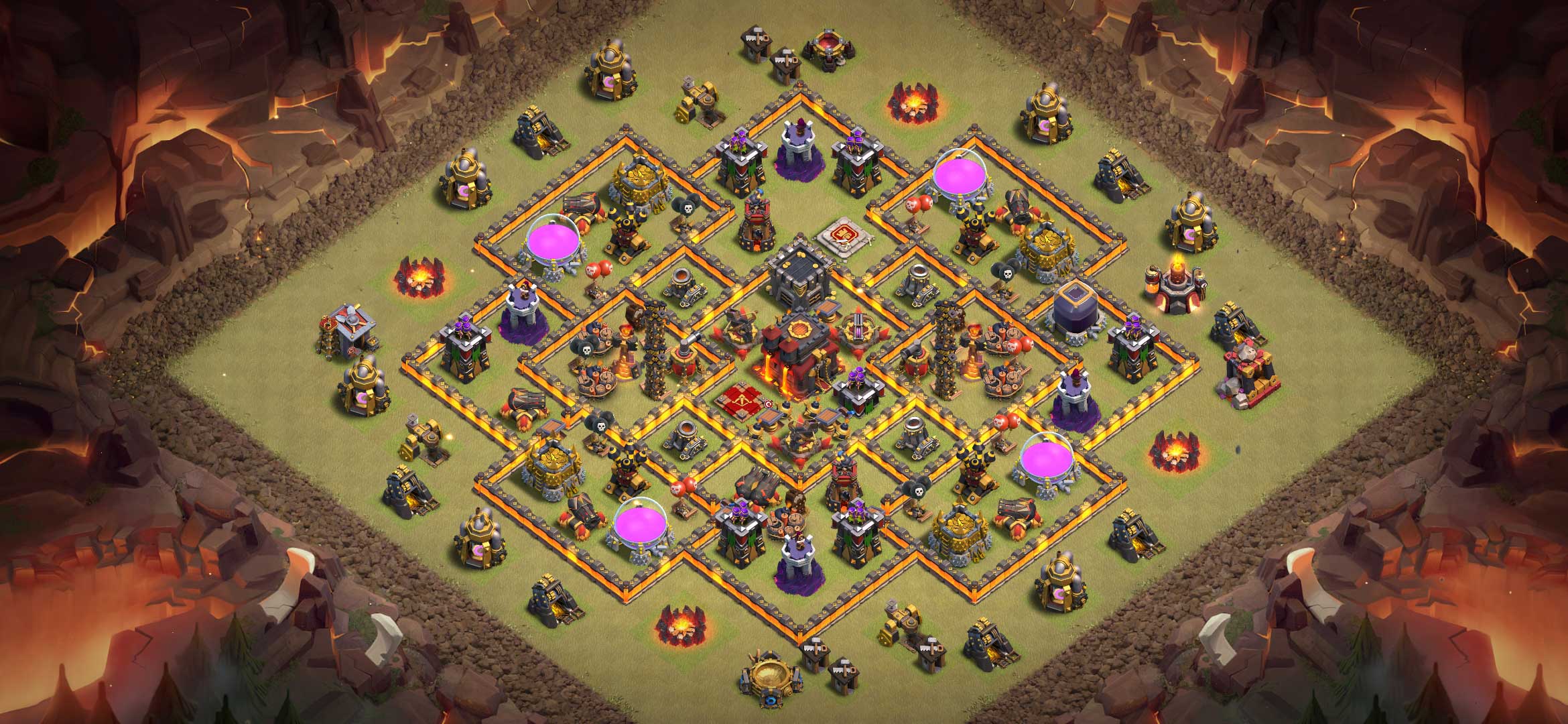 New TH10 War Base Your Ultimate Defense Strategy Base of Clans