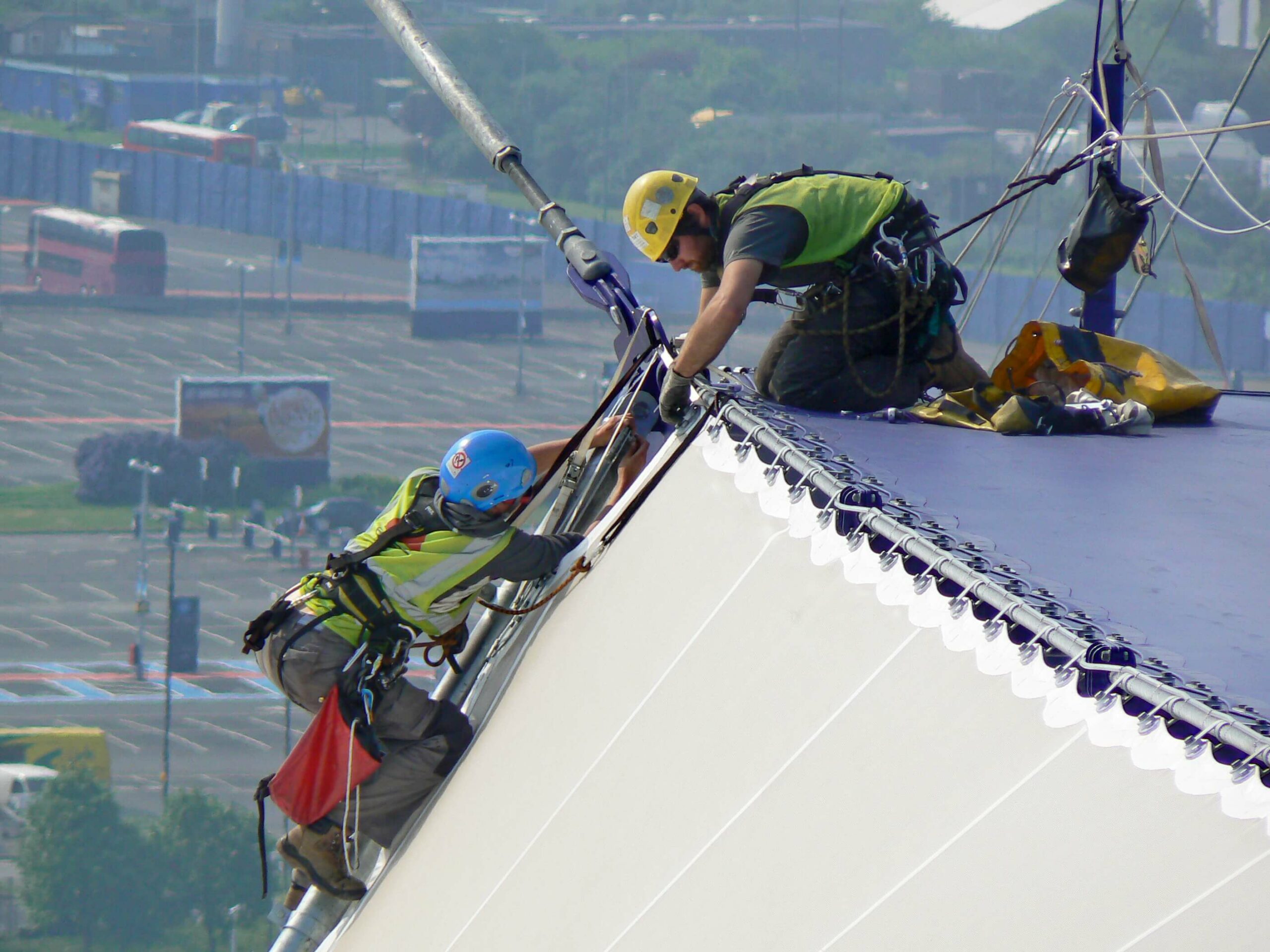 Up at The O2 Base Structures