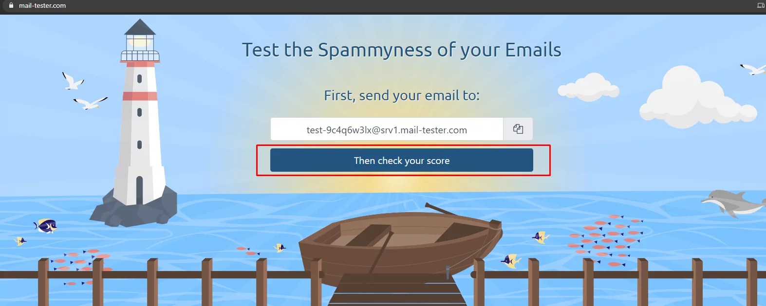 How to check your email score sent BaseZap