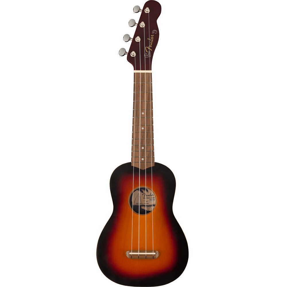 Fender Venice Soprano Ukulele 2Color Sunburst Bashs Music