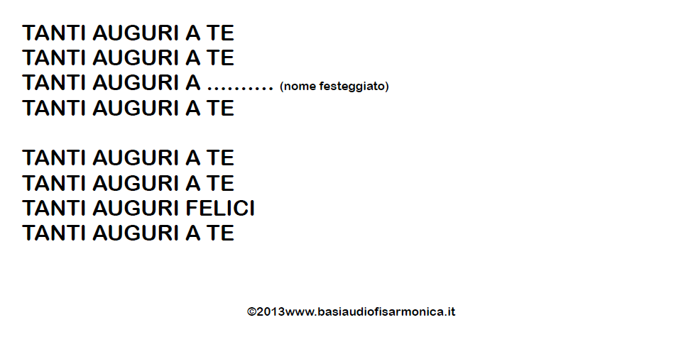 Tanti Auguri A Te Valzer Lento Basi Audio Fisarmonica