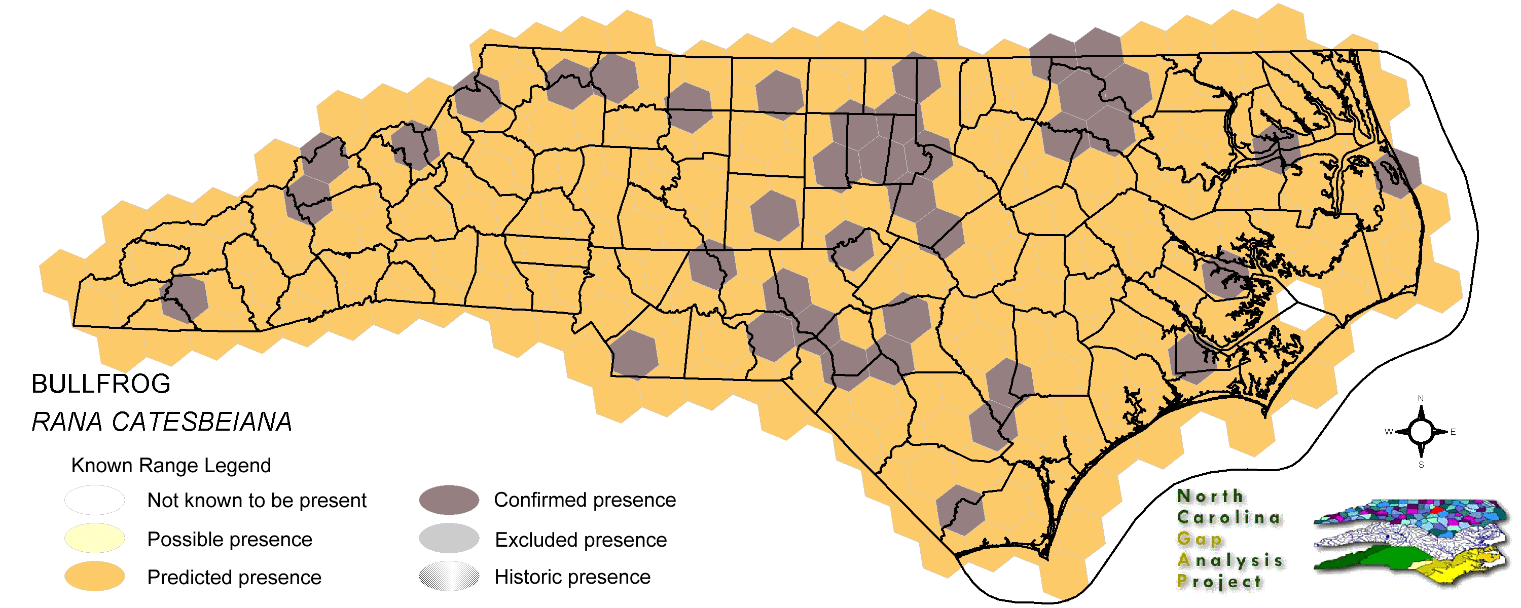Bullfrog Habitat Map