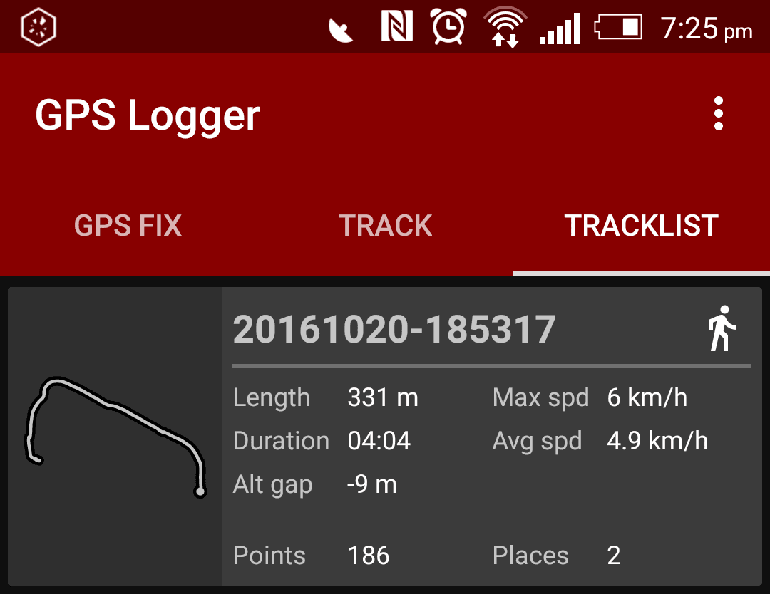 Newbie's guide to import GPSLogger tracks into QGIS Basic Air Data