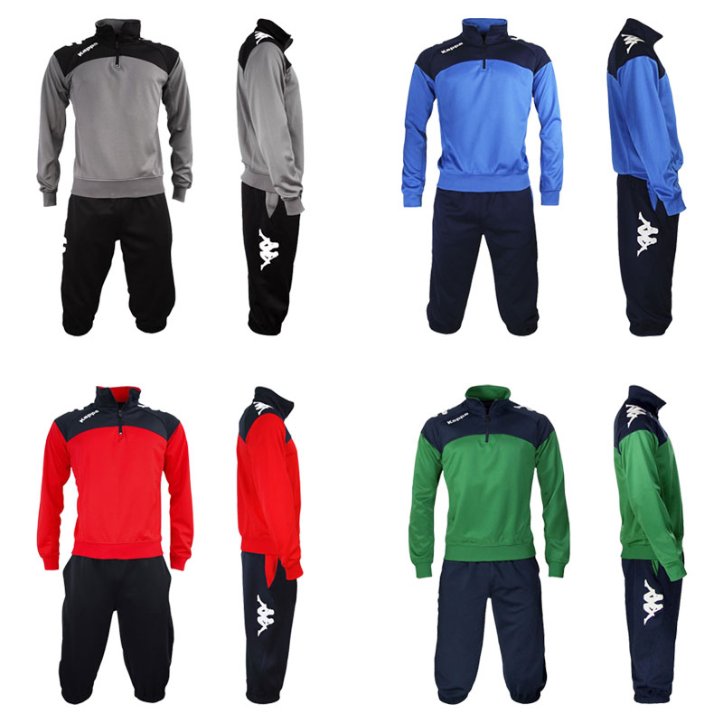 Tuta sportiva allenamento calcio Felpa Pantaloni 3/4
