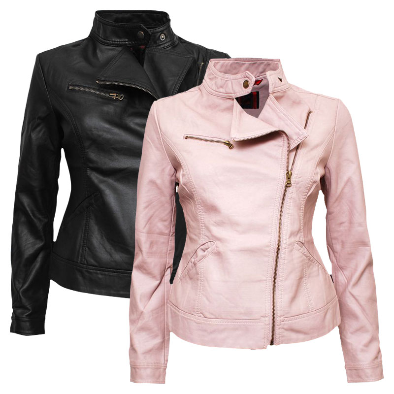 Giubbotto Corto chiodo ecopelle Robe di Kappa Donna