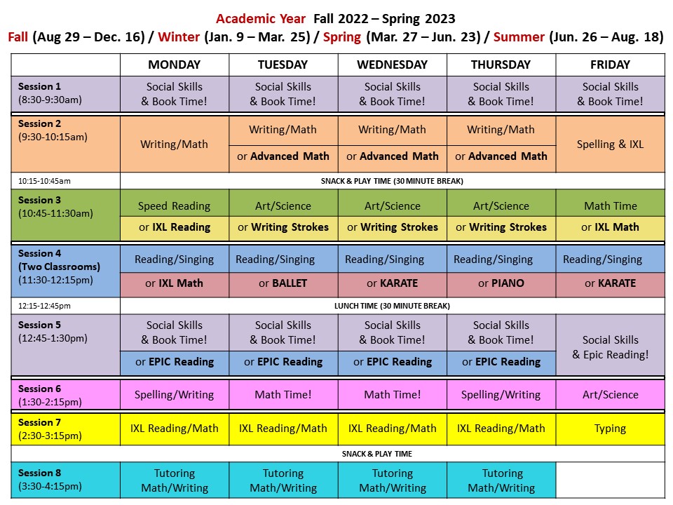 kent spring break 2023 Calendar & Prek Schedule – Basic Steps Learning Center Serving Kent, Des Moines And Seatac, Wa