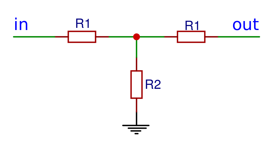 T attenuator Electronics BasicTables