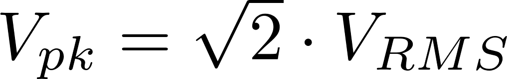 RMS voltage Electronics BasicTables
