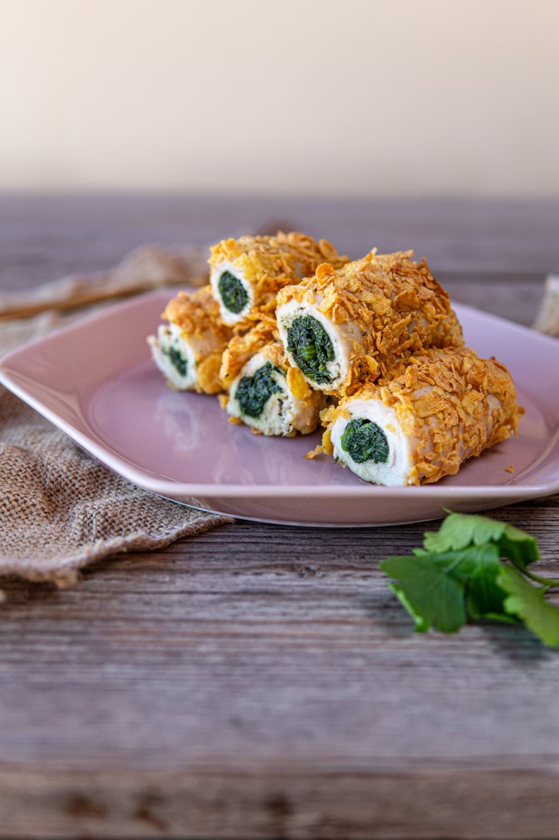 Involtini Di Petto Di Pollo Con Spinaci