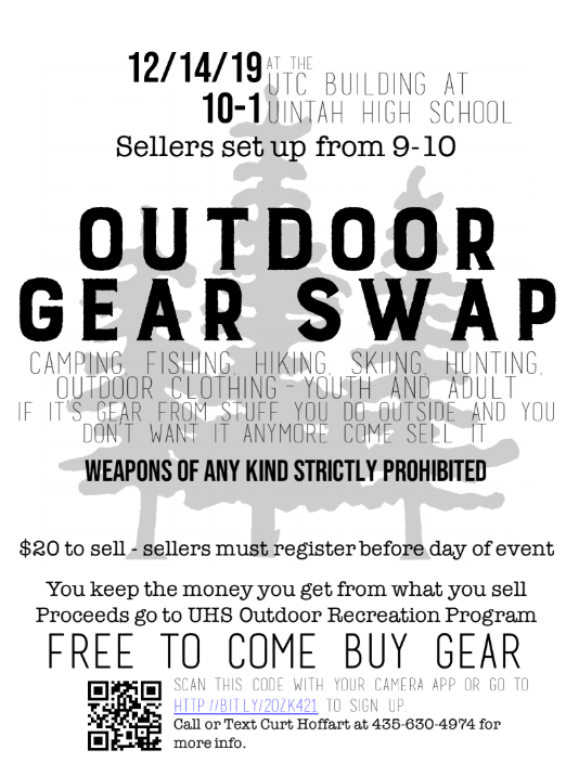 Outdoor Gear Swap at Uintah High School Basin Now