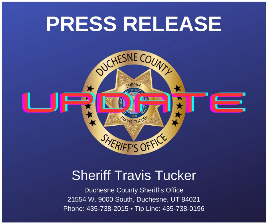 Sheriff’s Office Releases Identities In Duchesne County Murder
