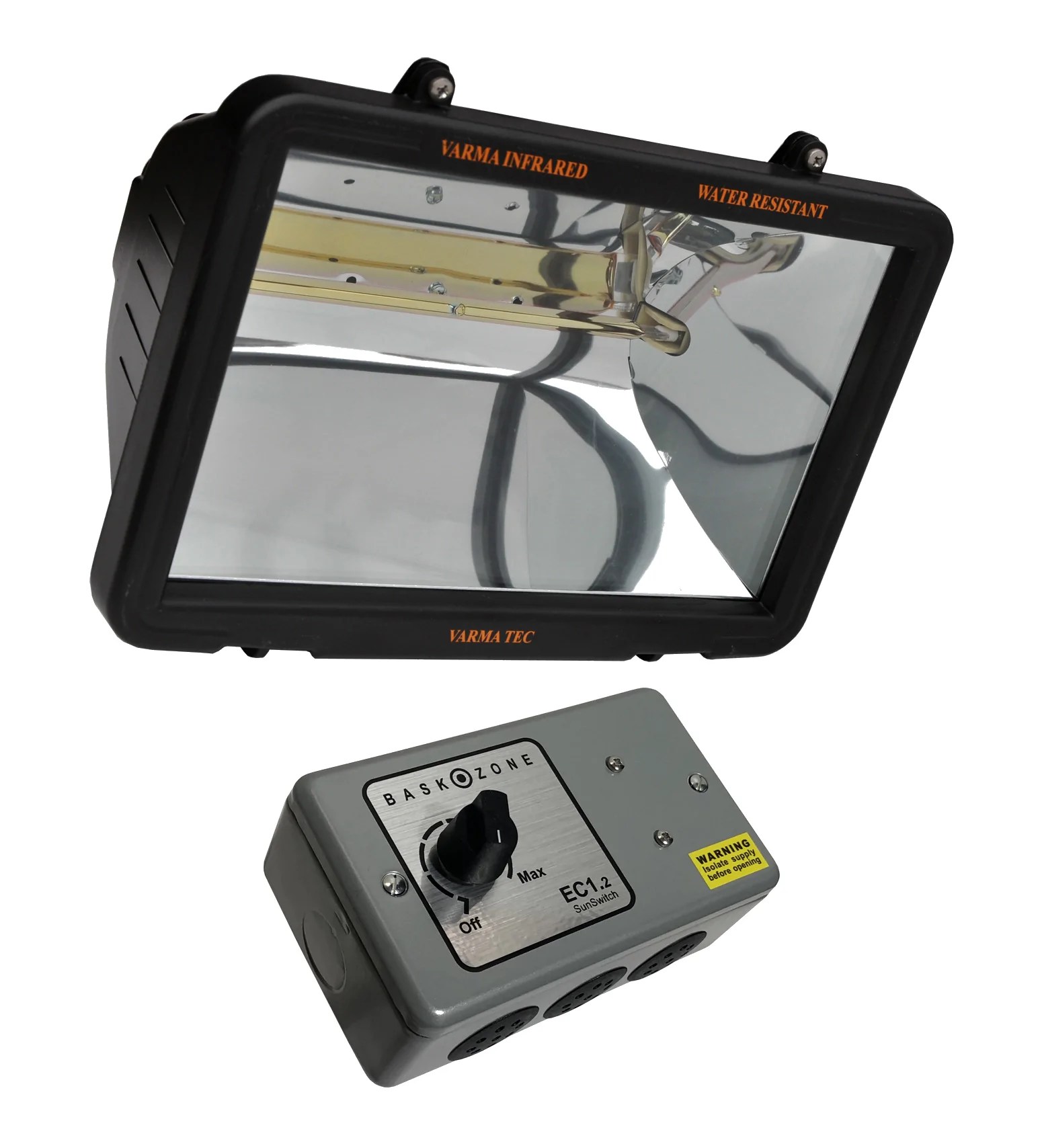 1 x 1.3kW Kennel & Cattery Heater + 1 controller Baskzone • Infared