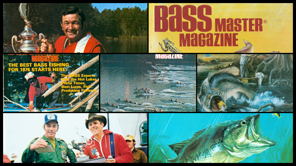 Bassmaster Magazine covers '60s and '70s Bassmaster