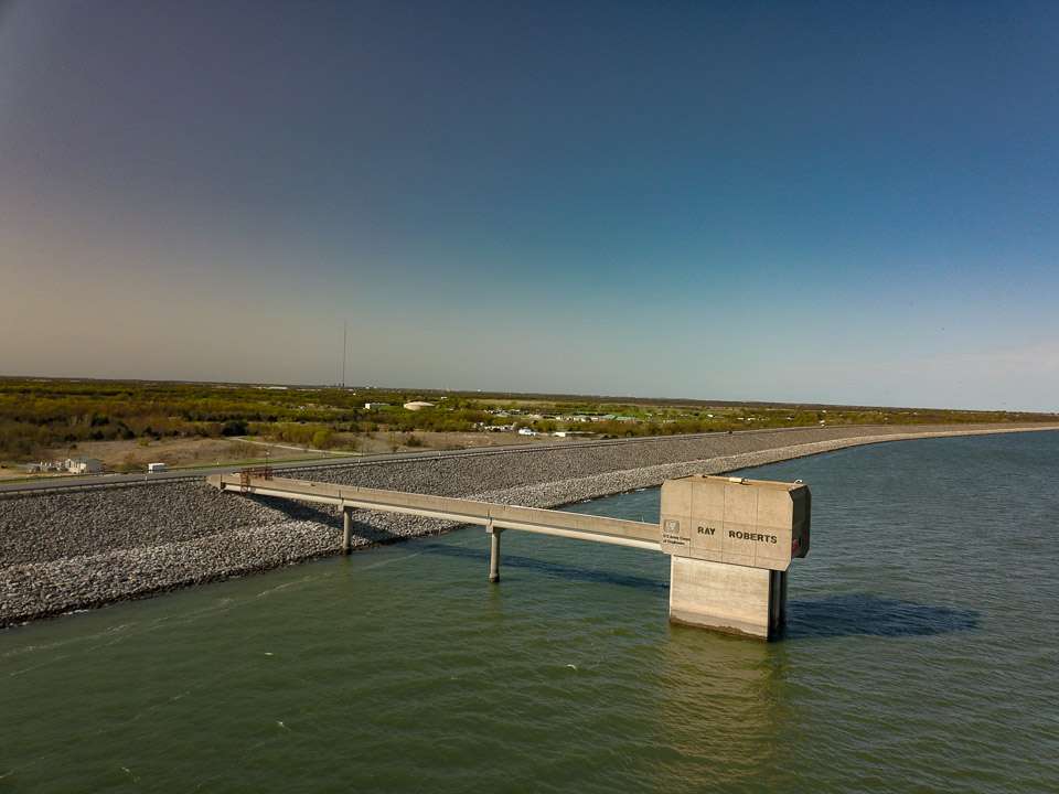 An aerial tour of Lake Ray Roberts Bassmaster