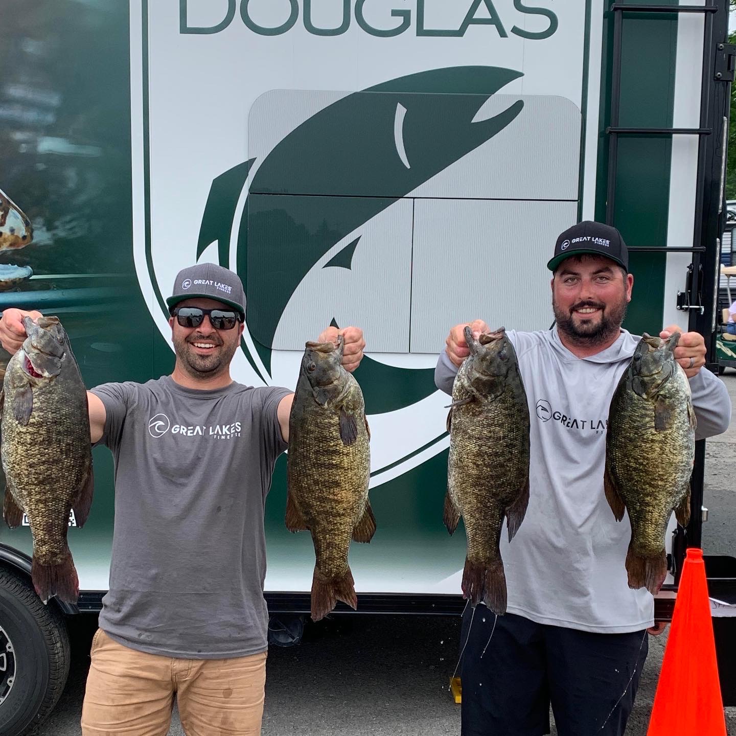 32 pound, 4 ounce limit of smallmouth weighed in on the St. Lawrence