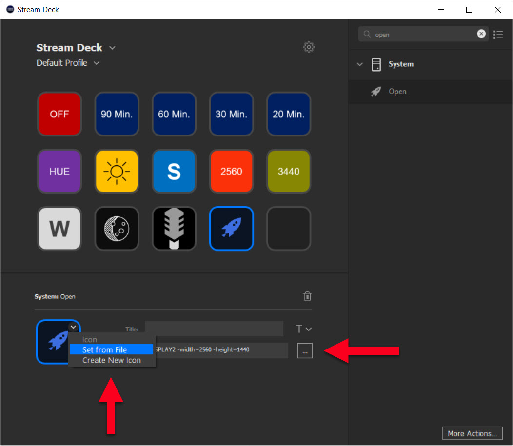 Using the Elgato Stream Deck to change your screen resolution